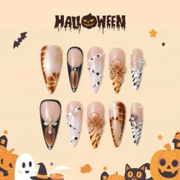 Halloween Animal Long Stiletto Nails press on nails
