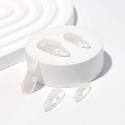 Pearl Whisper Medium Almond Nails press on nails