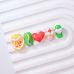 Y2K Cute Short Squoval Nails press on nails