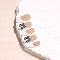 Pink Grace Medium Almond Nails press on nails