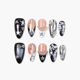 Chic Medium Almond Nails press on nails