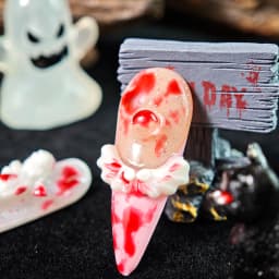 Bloody Halloween Long Stiletto Nails press on nails