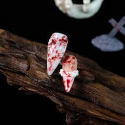 Bloody Halloween Long Stiletto Nails press on nails