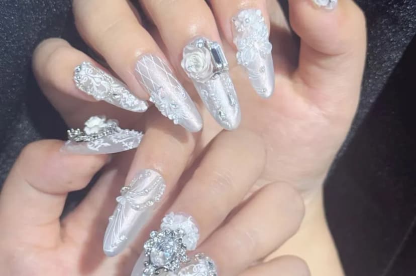 Geometric Nail Art