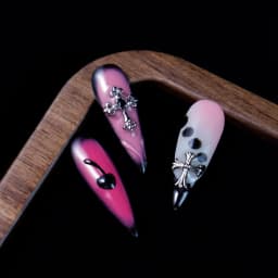 Gothic Halloween Long Stiletto Nails press on nails