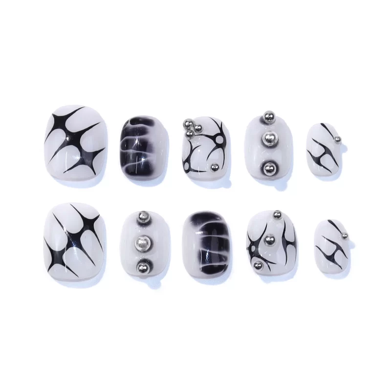 Modern Hand-made Press on Nails