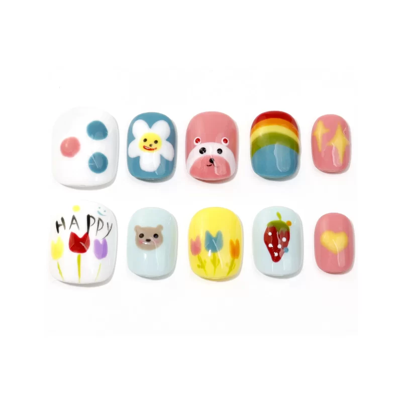 Cartoon Press-On Nails