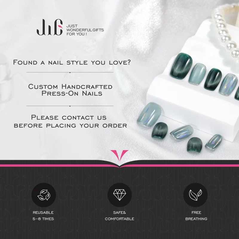 Custom Handmade press on nail
